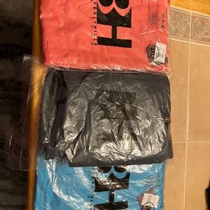 BH Beverly Hills T-Shirts in Red, Black, and Blue scrubs for nurses